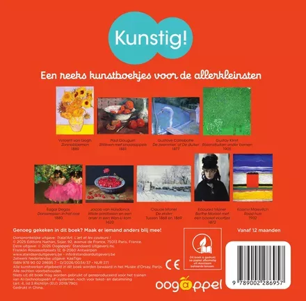 Cover van Mijn eerste boekje over kunst: Kleuren