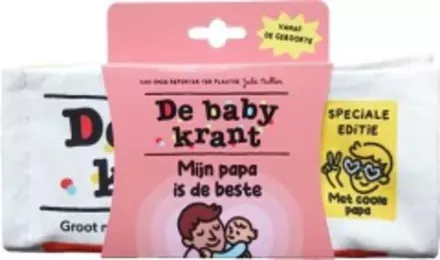 Cover van De babykrant : mijn papa is de beste