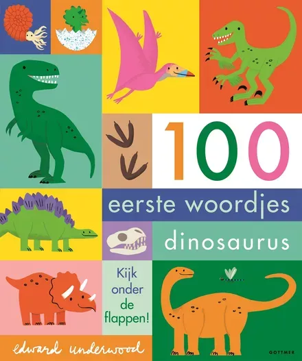 Cover van 100 eerste woordjes dinosaurus