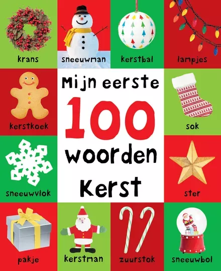 Cover van Mijn eerste 100 woorden - Kerst